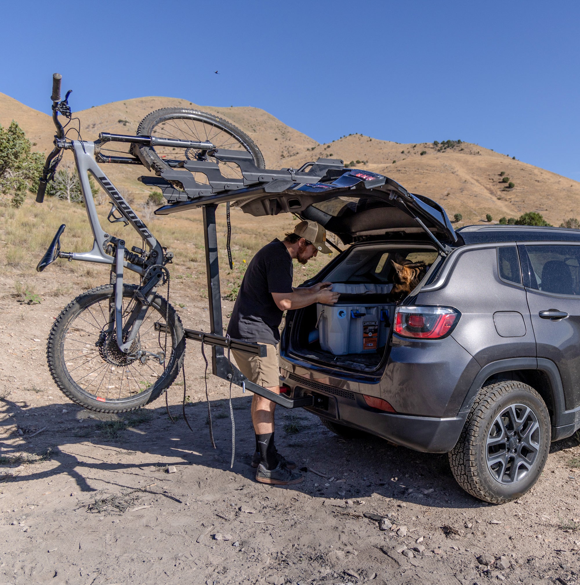 Jeep compass bike discount rack